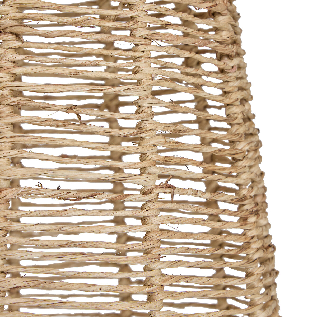 L&aacute;mpara de techo TITUS beige de yute 68cm