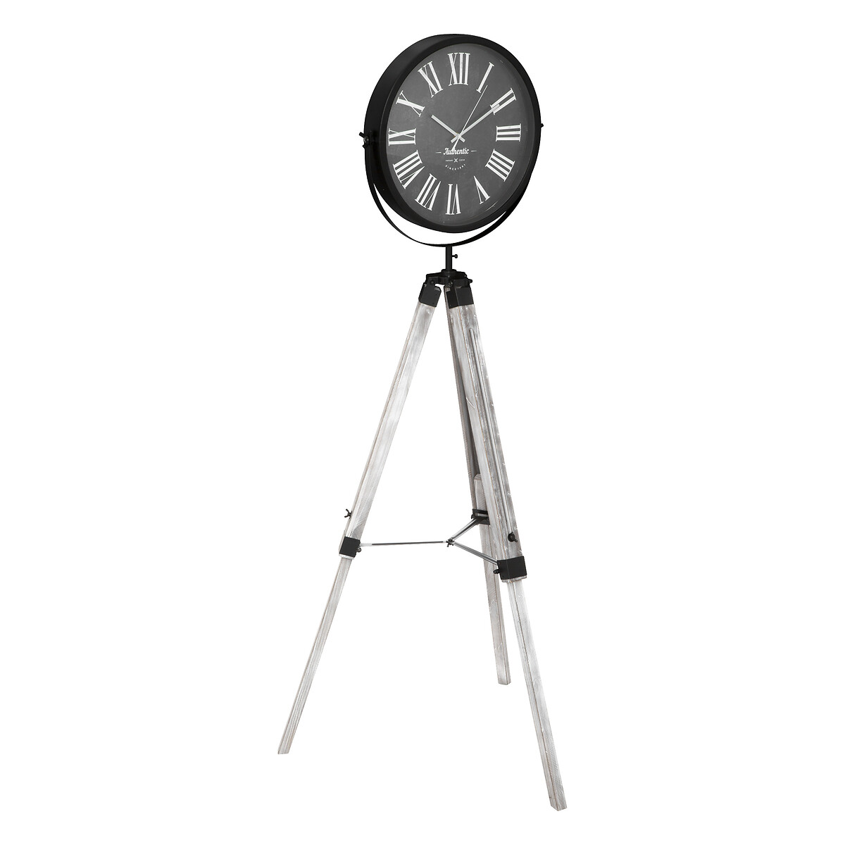 Reloj de pie con tr&iacute;pode negro ATIKA 150cm