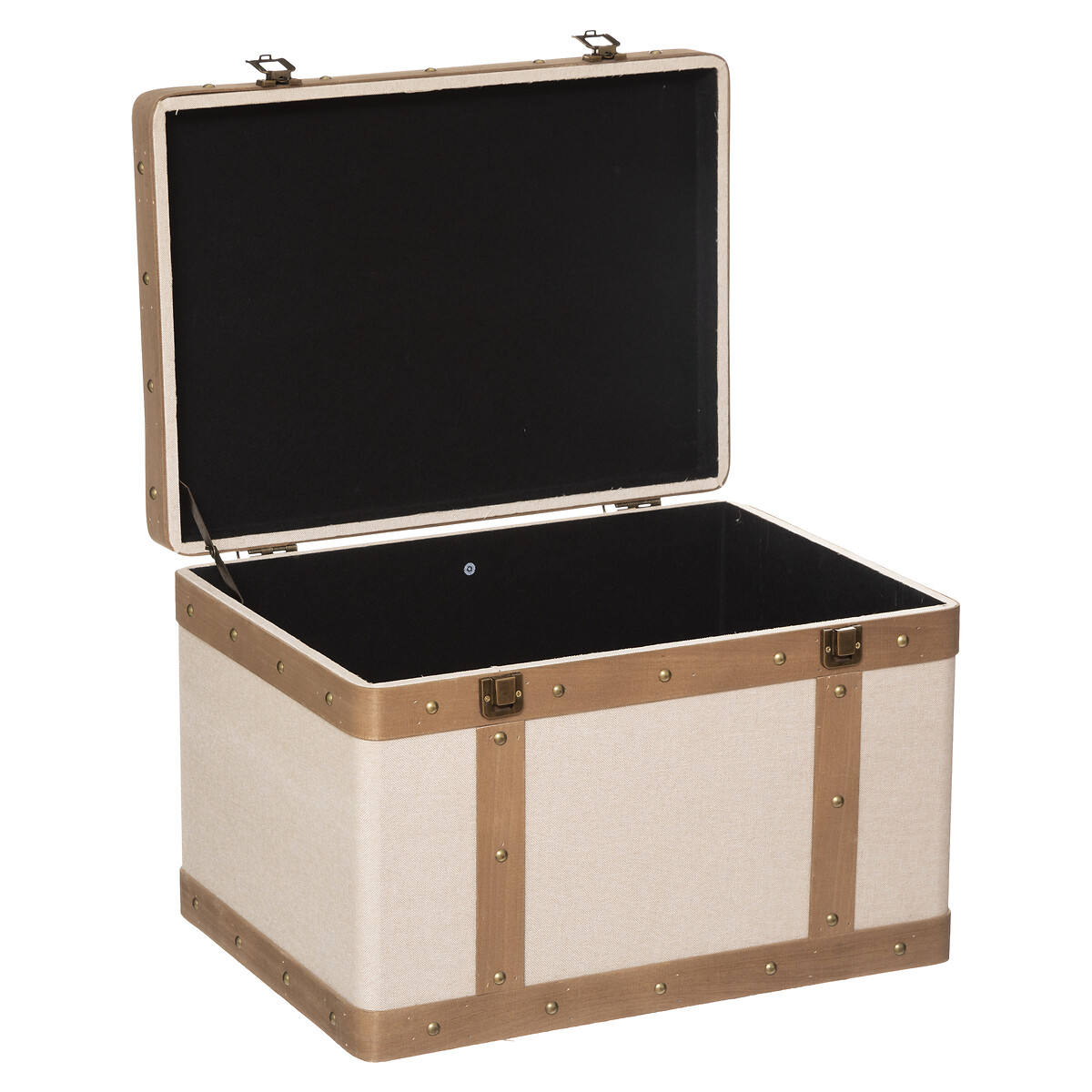 Baúl Mdf Y Lino 38.5x26x24