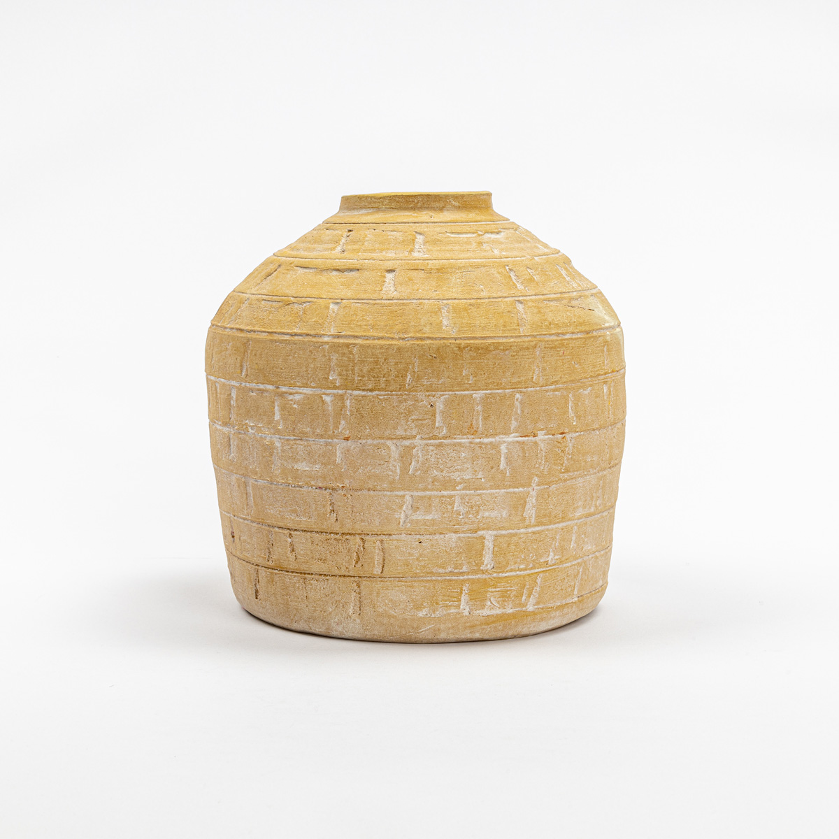 Pote Wind Oriental Amarelo 20cm