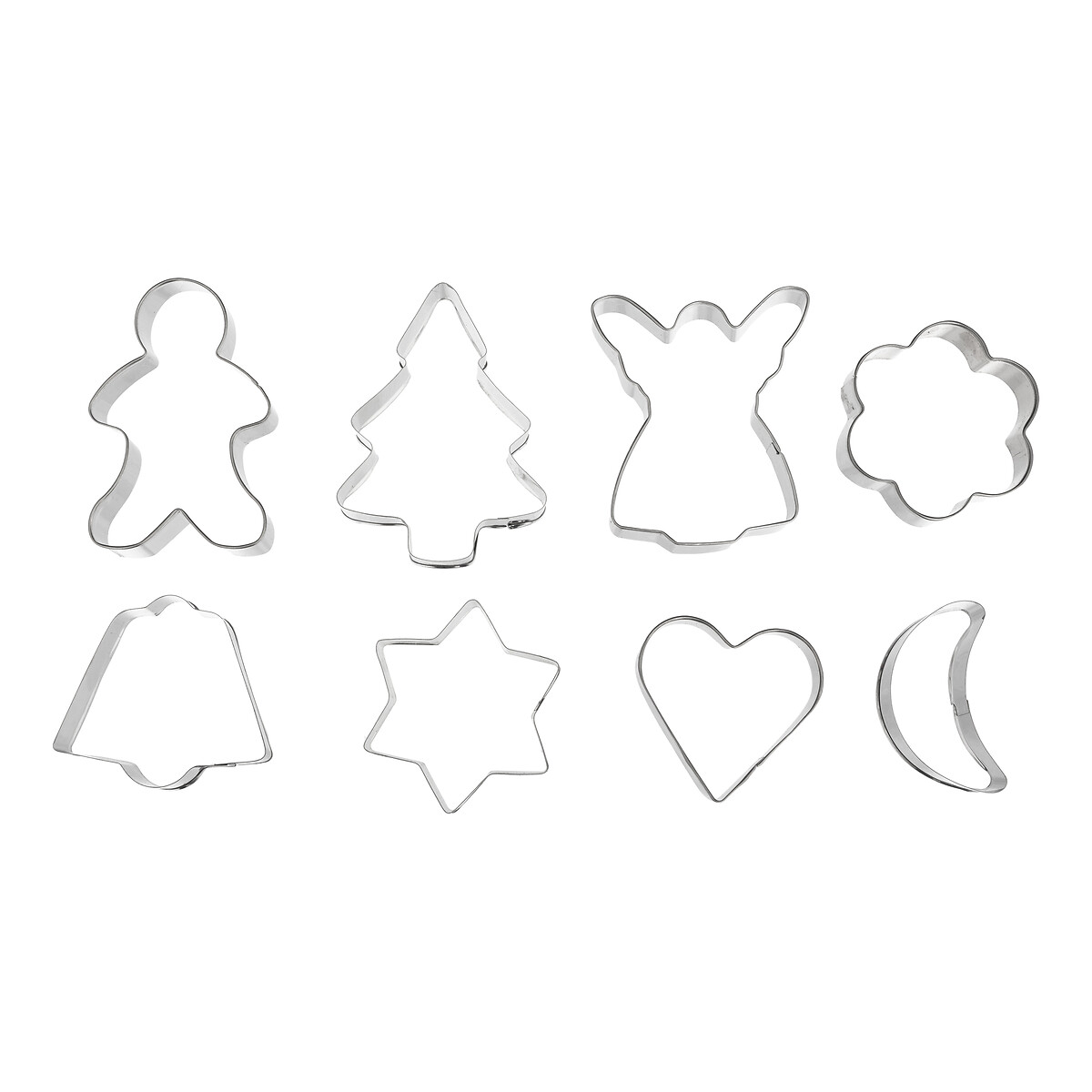 Conjunto De Formas Em Metal Para Bolachas