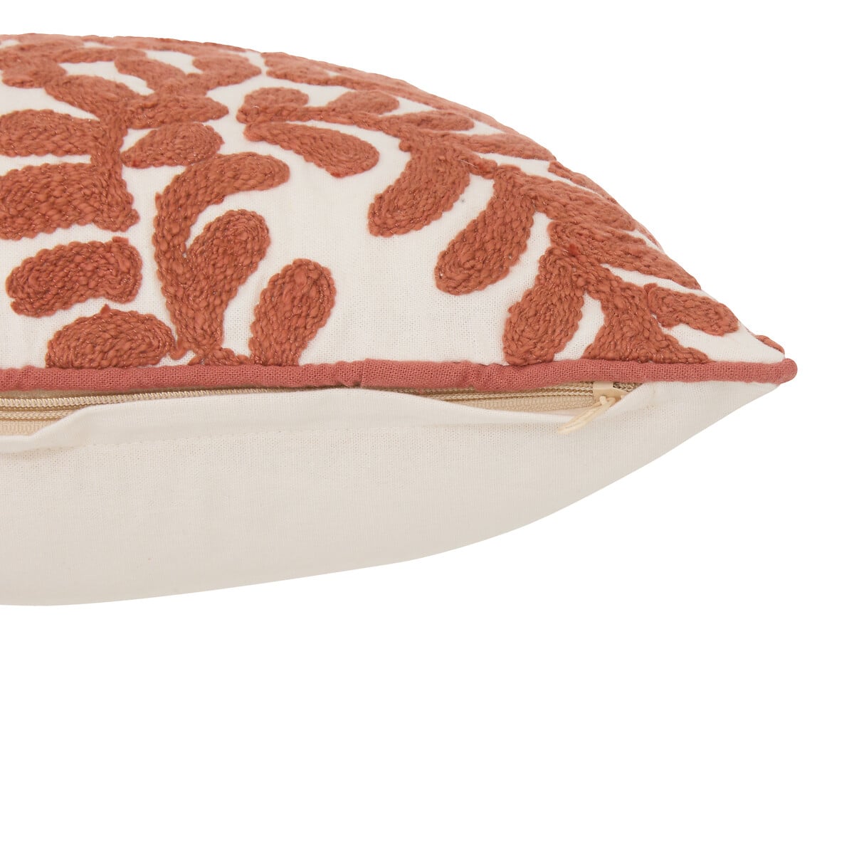 Funda de coj&iacute;n SIENNA terracota 40x40cm