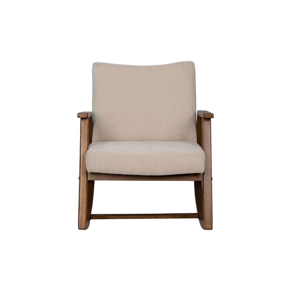 Silla mecedora FRANK Beige 71x88x81Cm