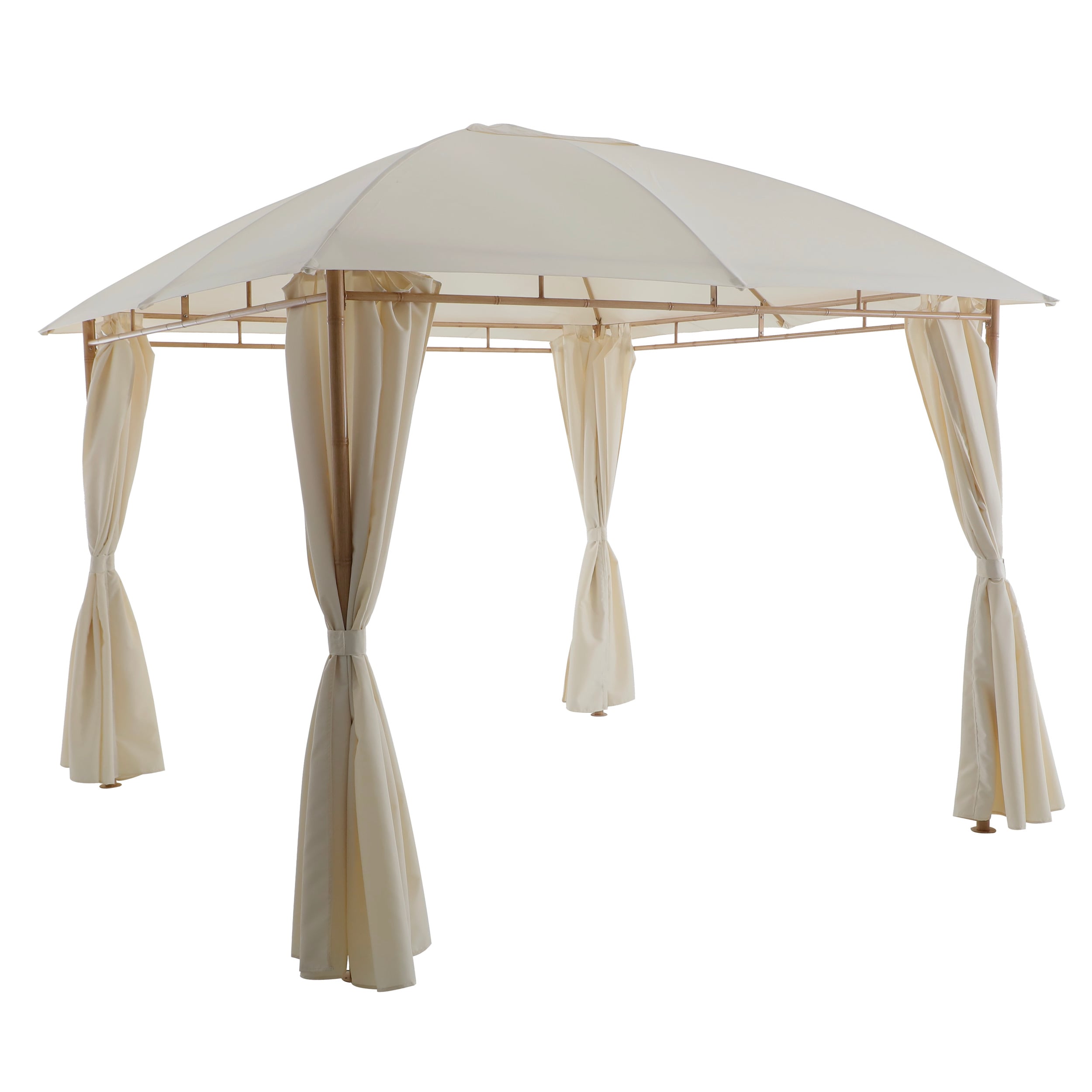 P&eacute;rgola Sawara Efecto Crudo 3x3M