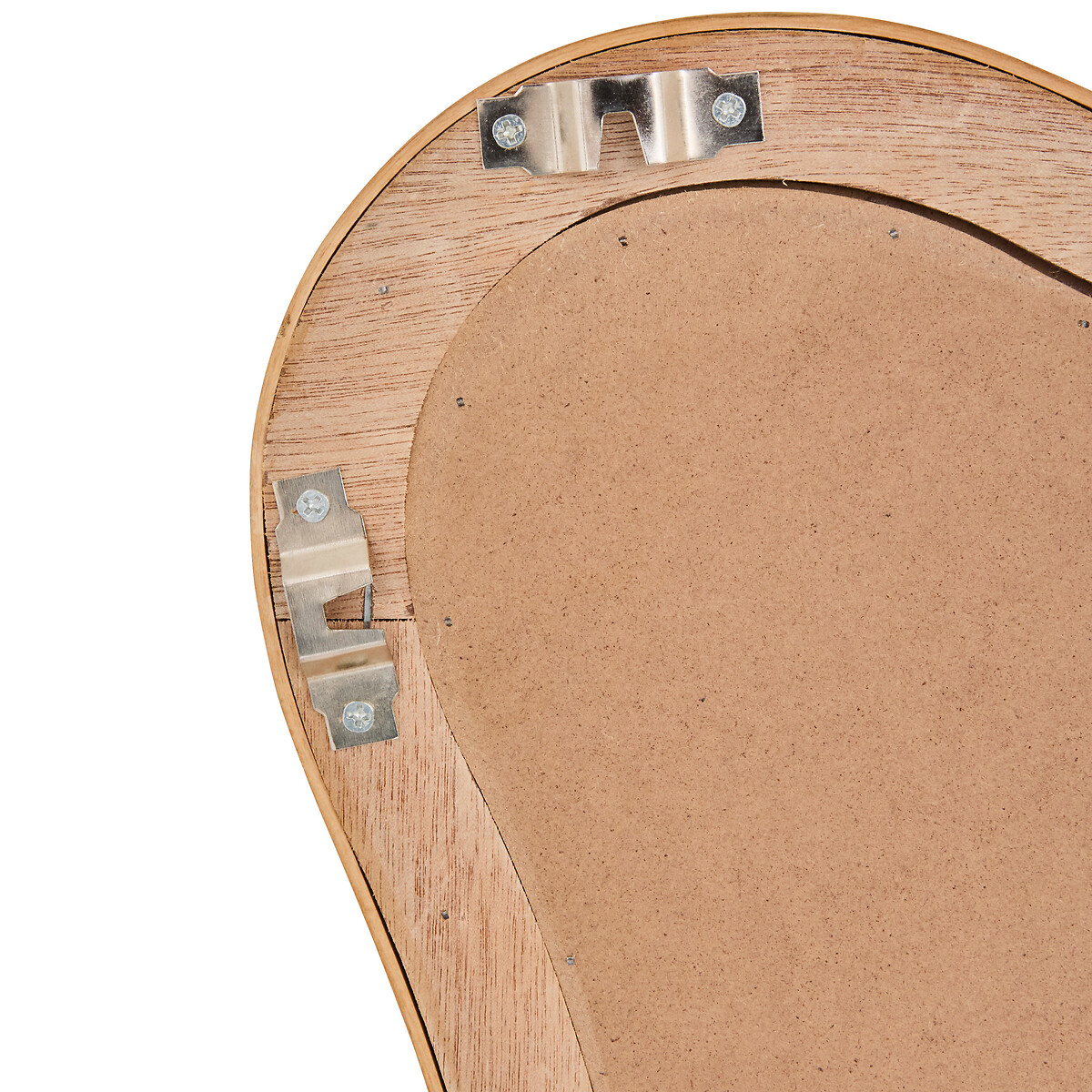 Espejo de pared MAGGIE marr&oacute;n 100x70cm