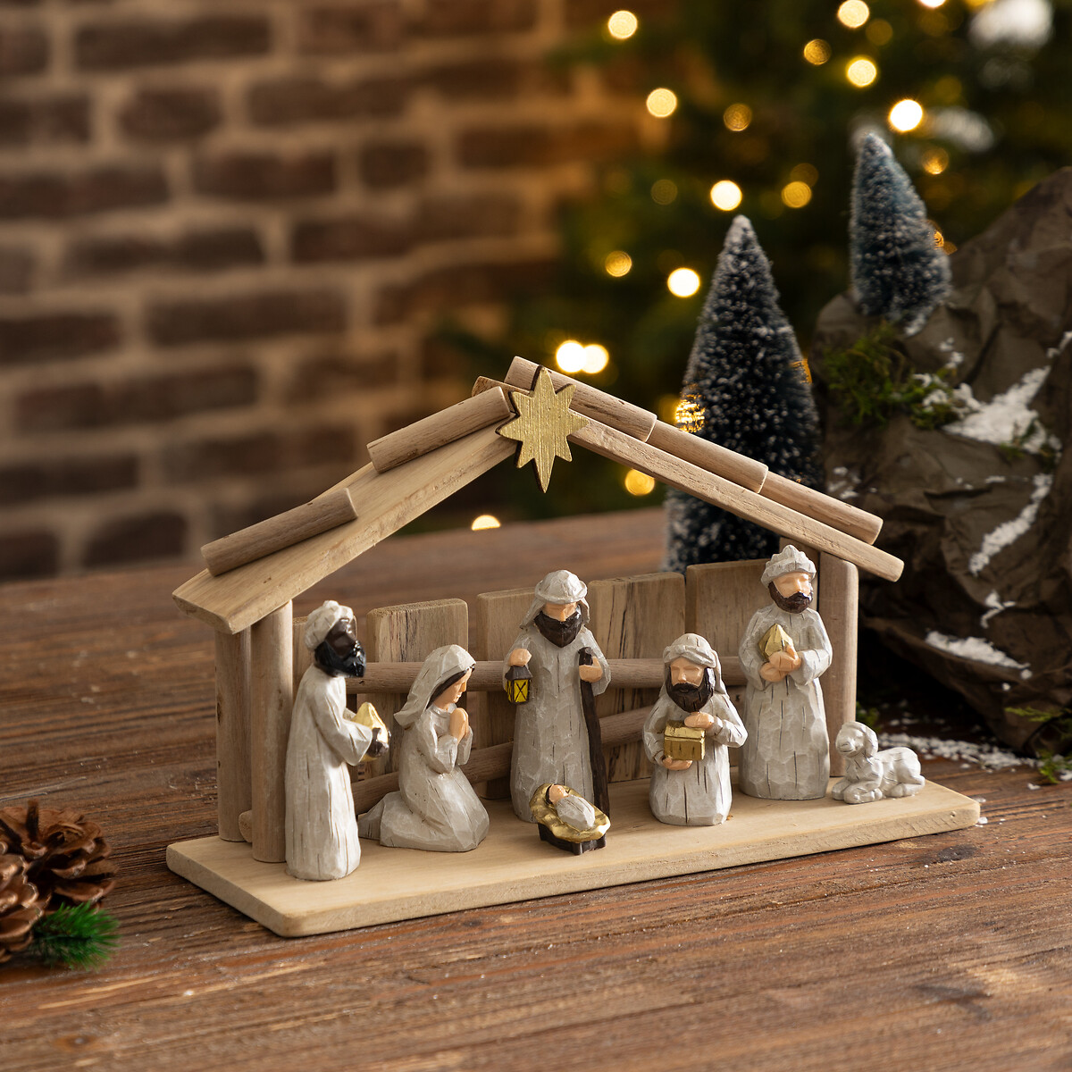 Pesebre  Con 7 Figuras 