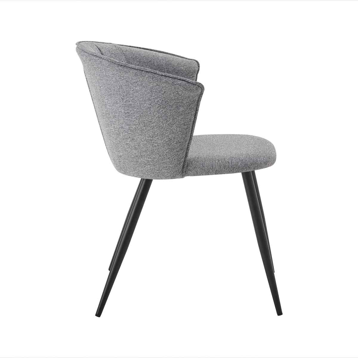 Silla LOLA gris de tela