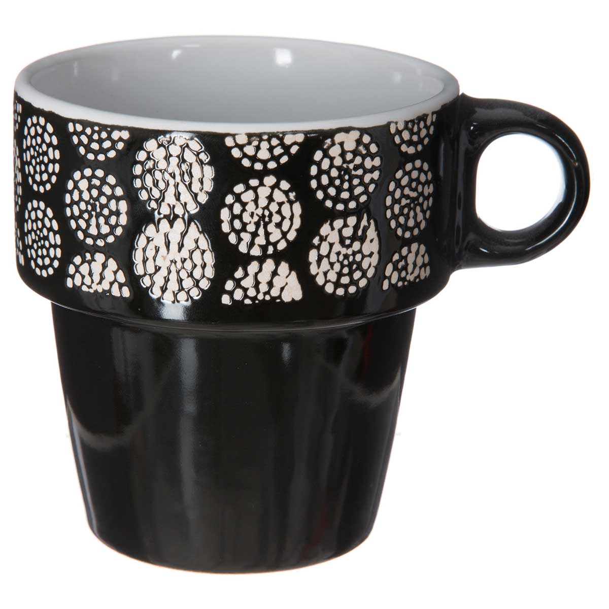 Juego 6 Tazas De Cer&aacute;mica Etnic 26Cl