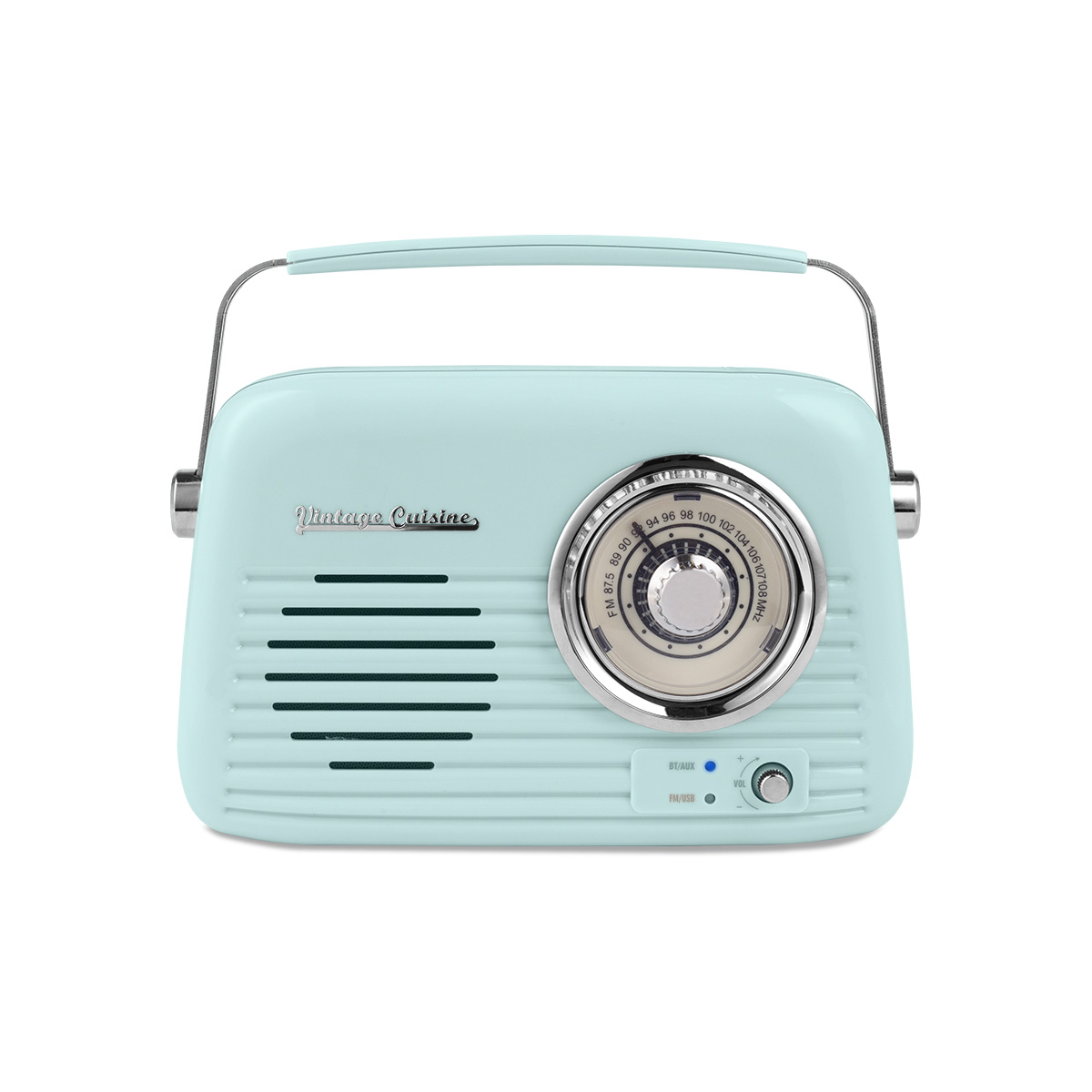 Radio VINTAGE CUISINE menta con bluetooth 