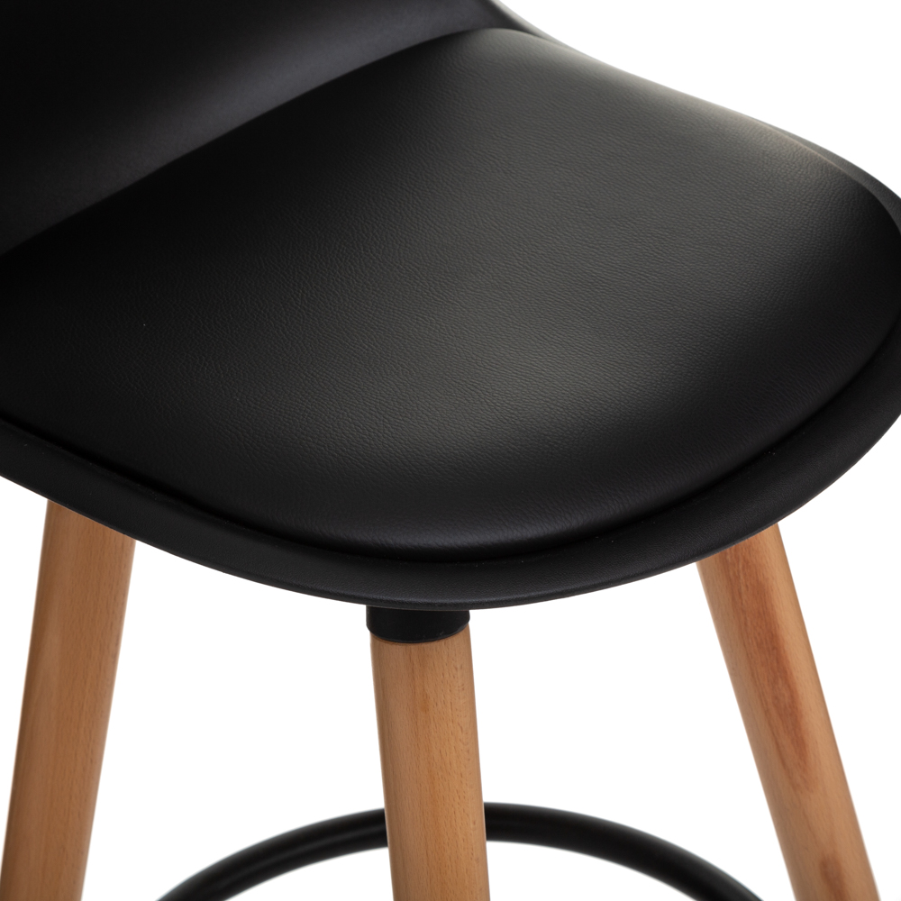 Taburete de bar MAXON negro