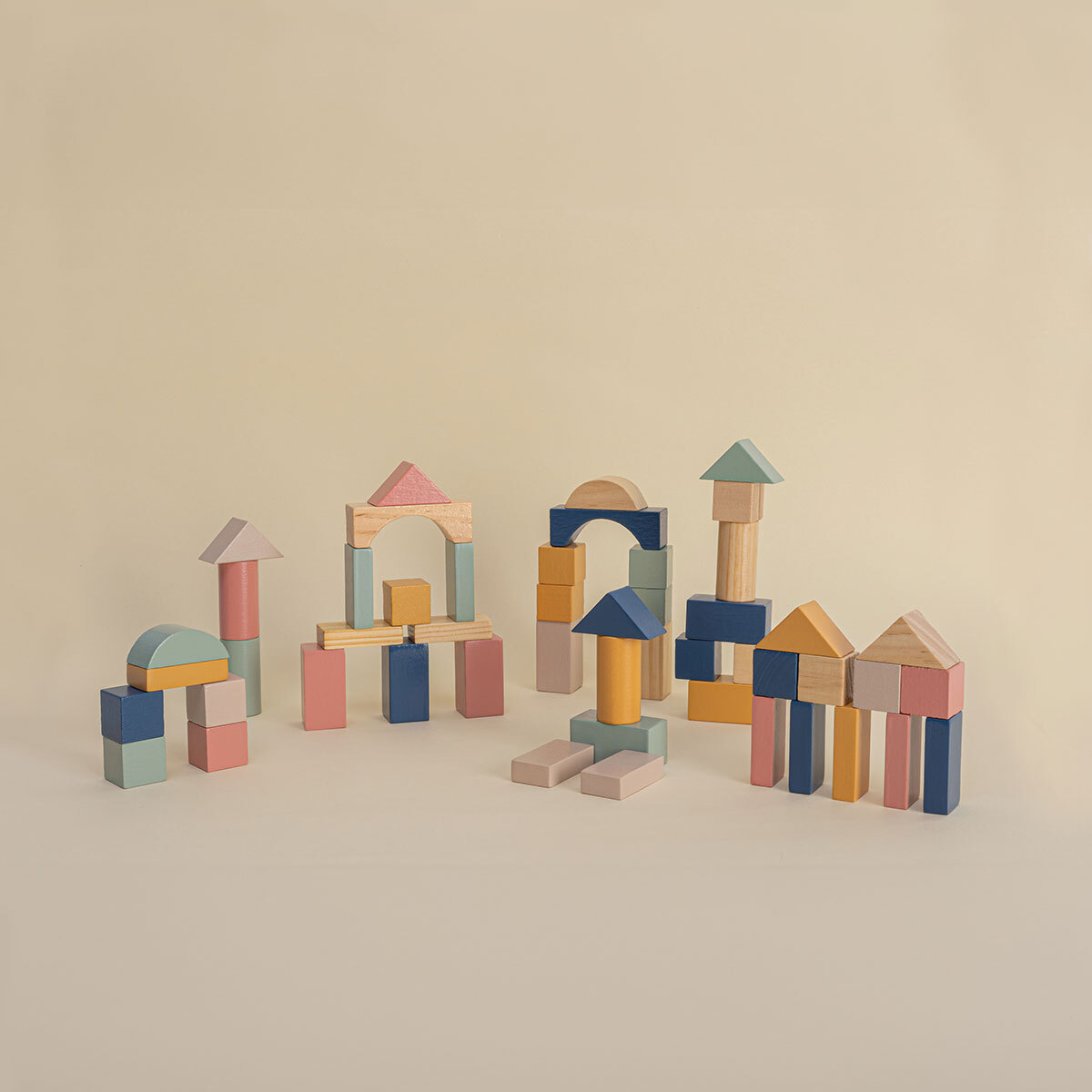 Juego De Bloques De Construcción Montessori