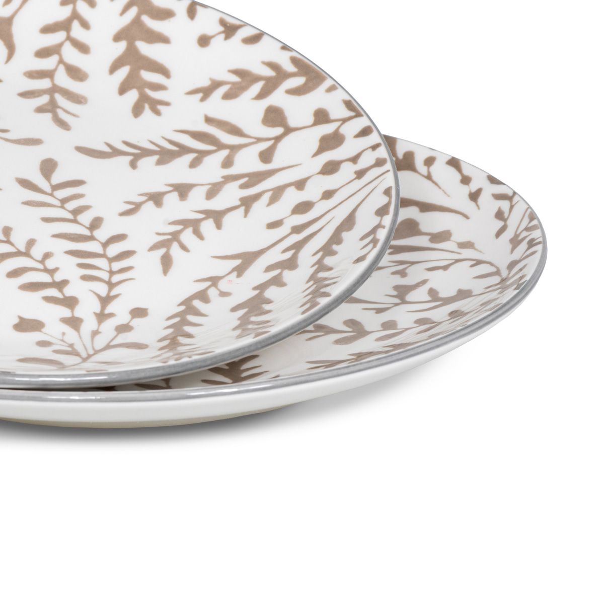 Plato Postre Alive Gris 19cm