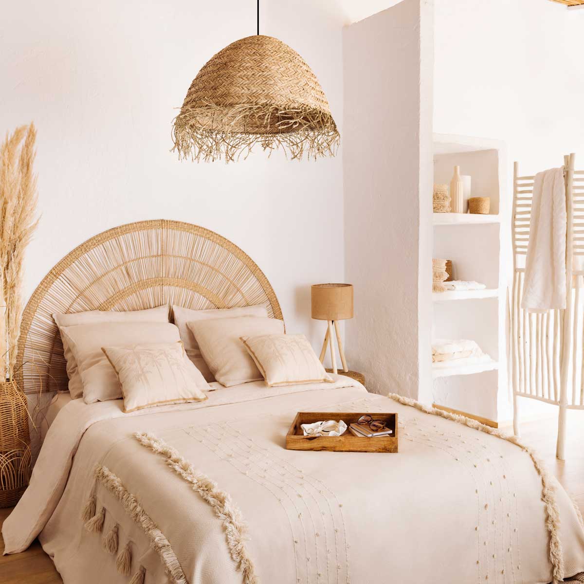 Manta Sea View C/Flecos Beige 130x180Cm