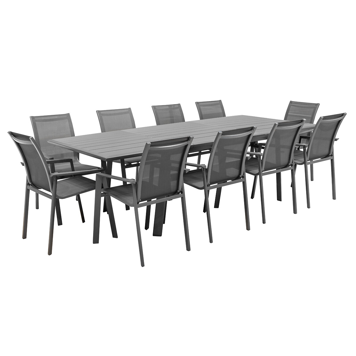Mesa Extensível Pavane Cinza Graphite 170-264cm