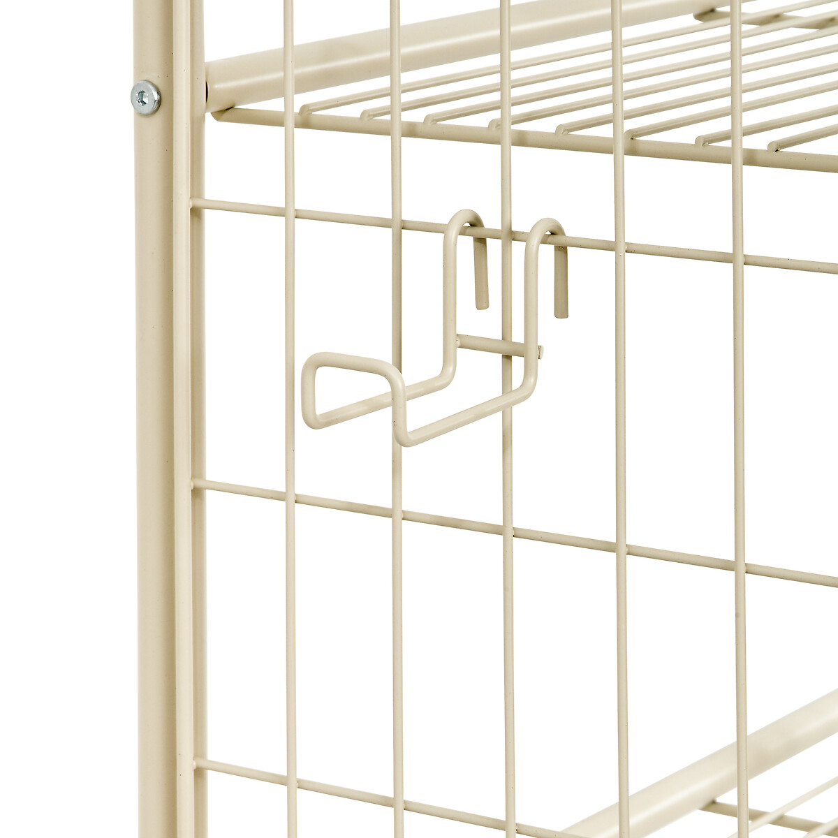 Estante para lavadora beige