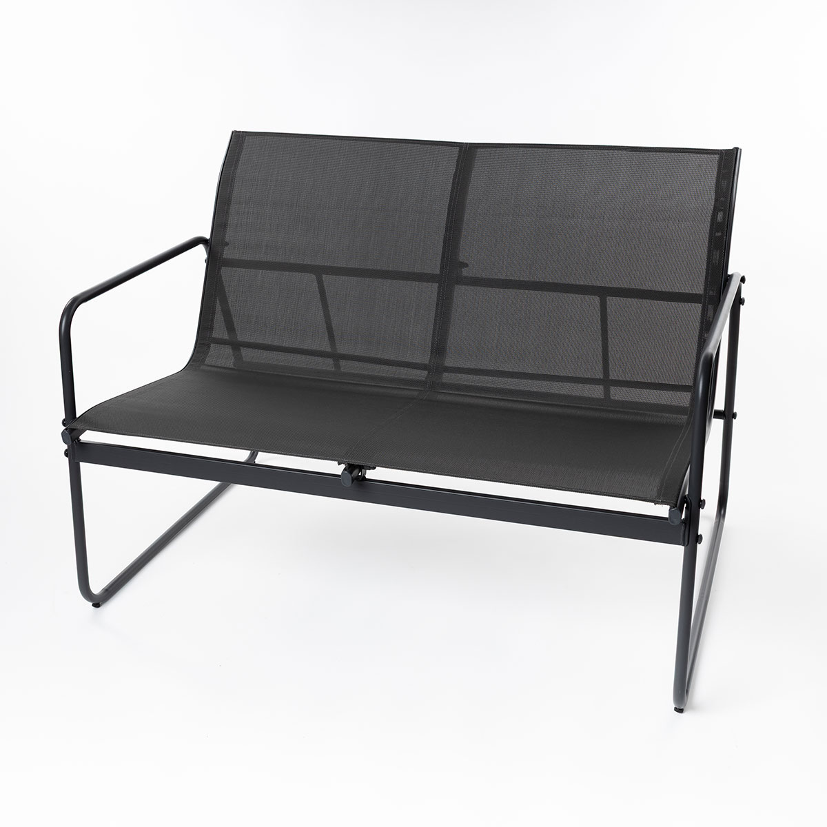 Juego de jardín en textileno gris