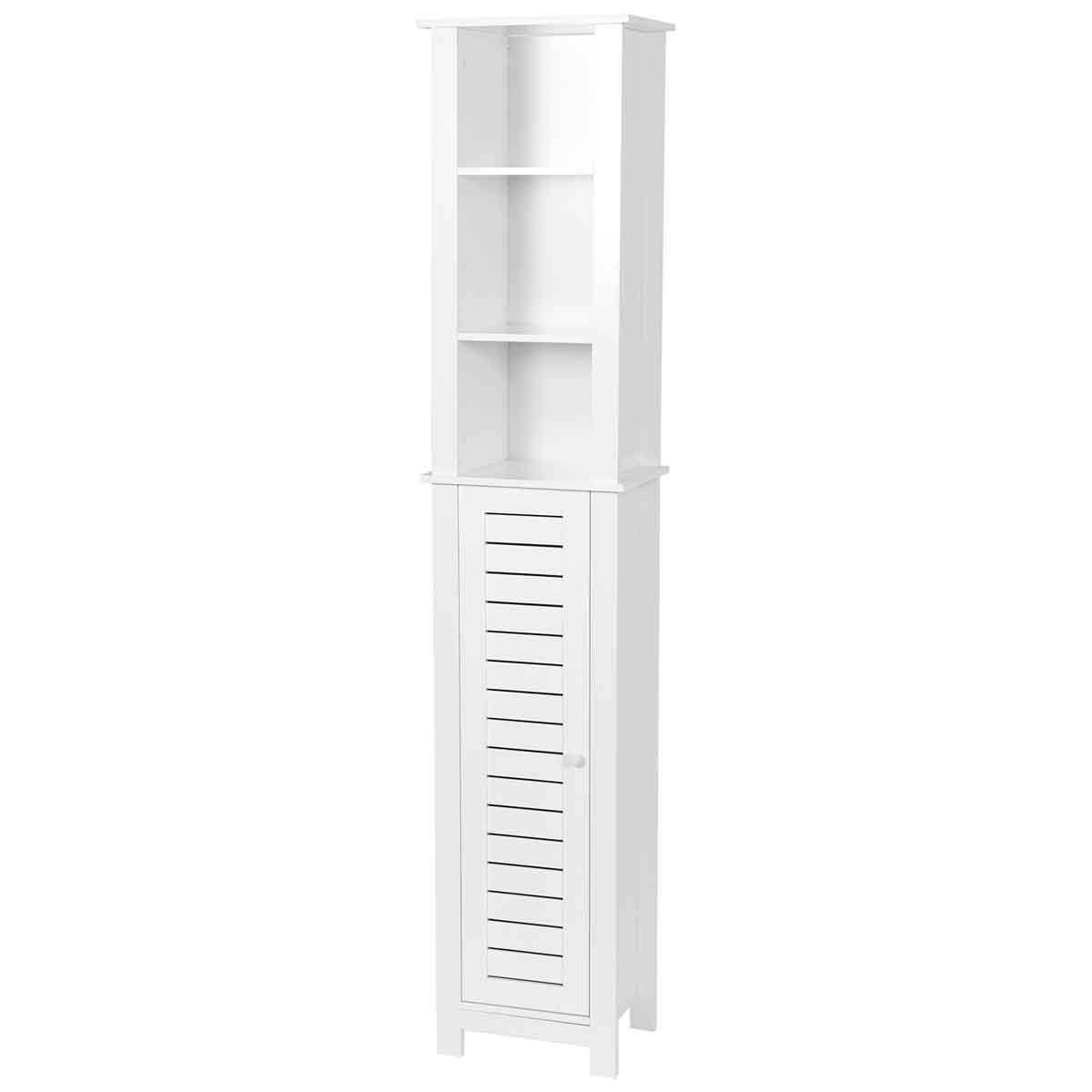 Armario alto de baño SANTORIN blanco de mdf