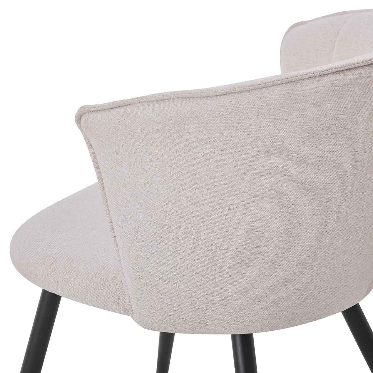 Silla LOLA beige  de tejido