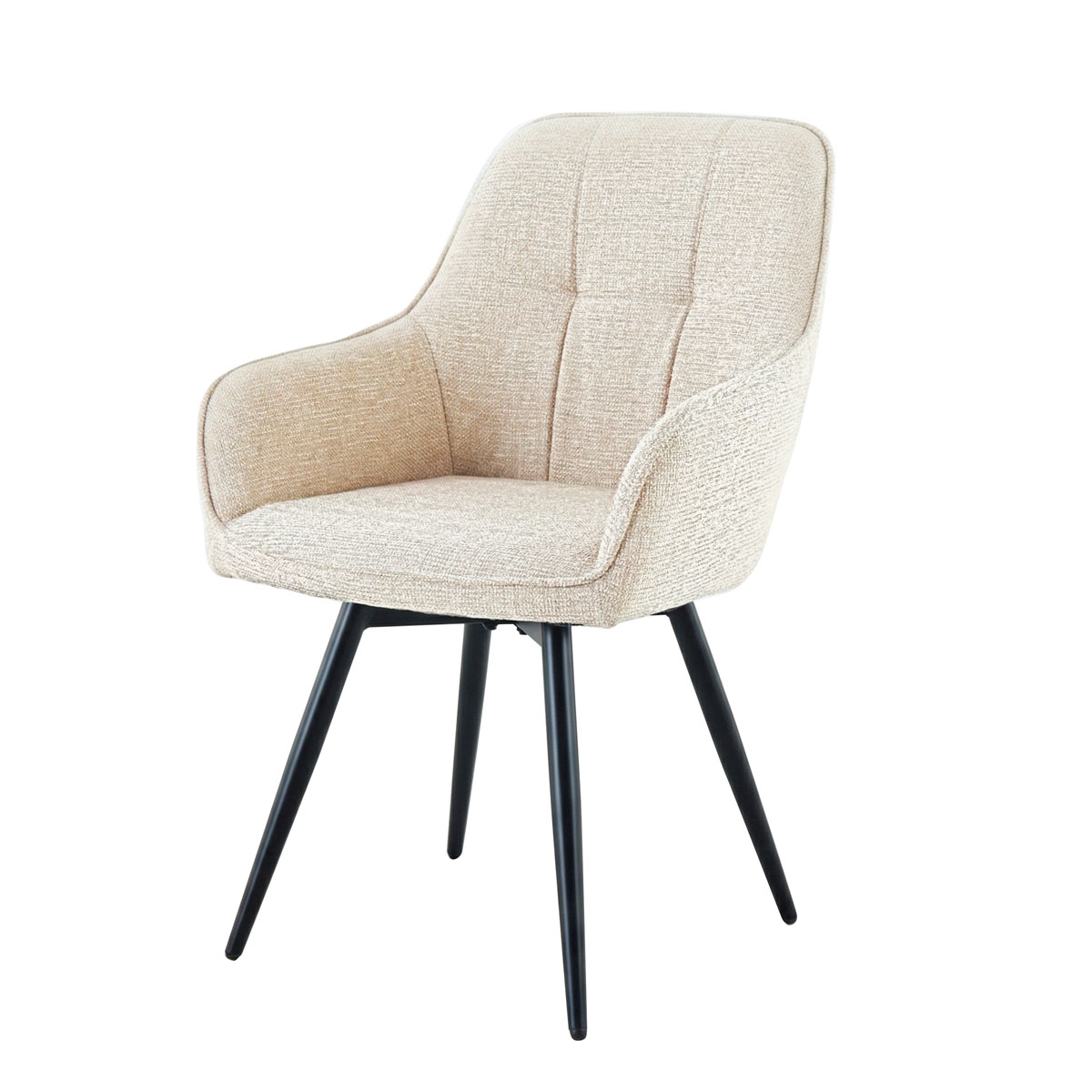 Sill&oacute;n DELFOS de tela beige