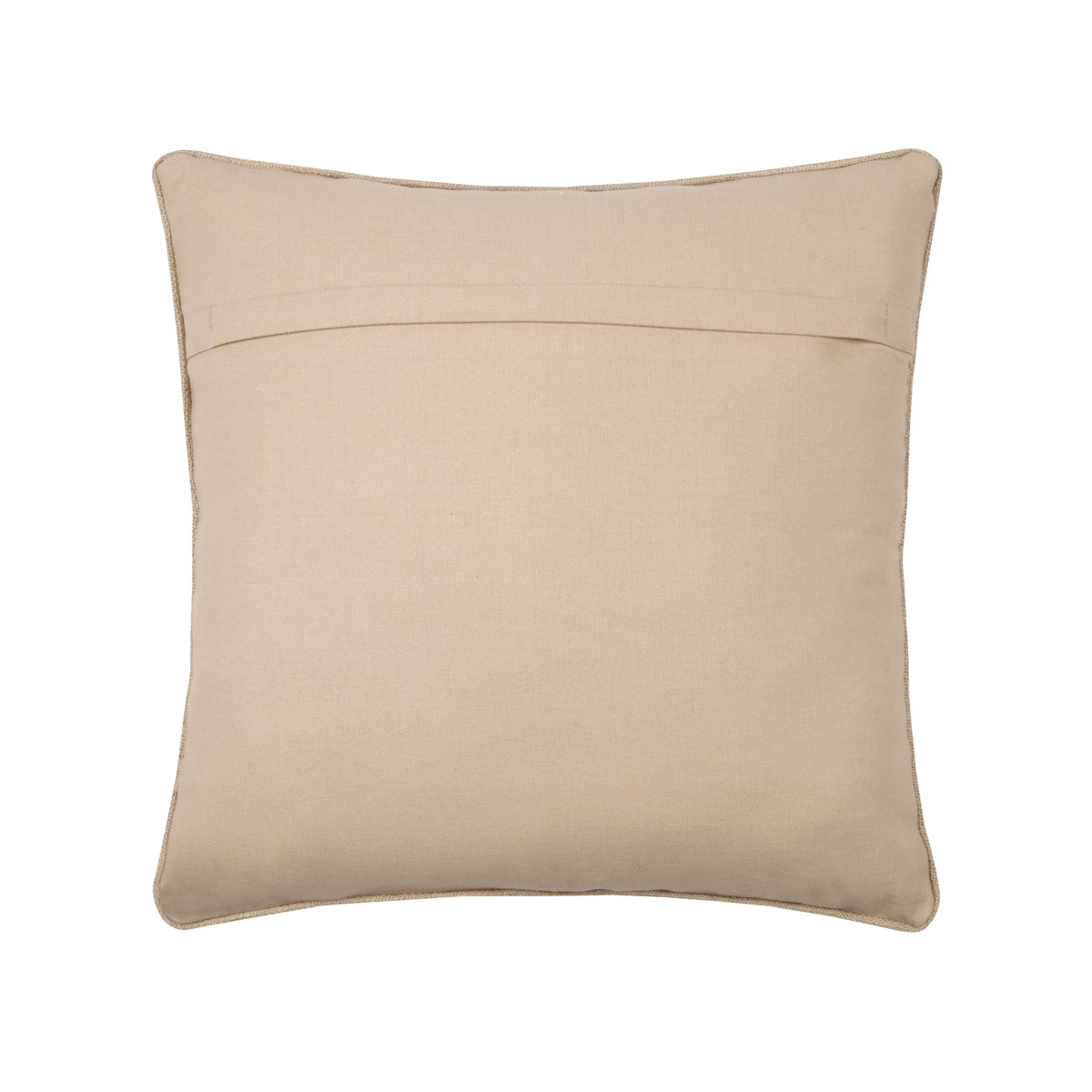 Coj&iacute;n MEKONG  taupe de algod&oacute;n 50x50cm