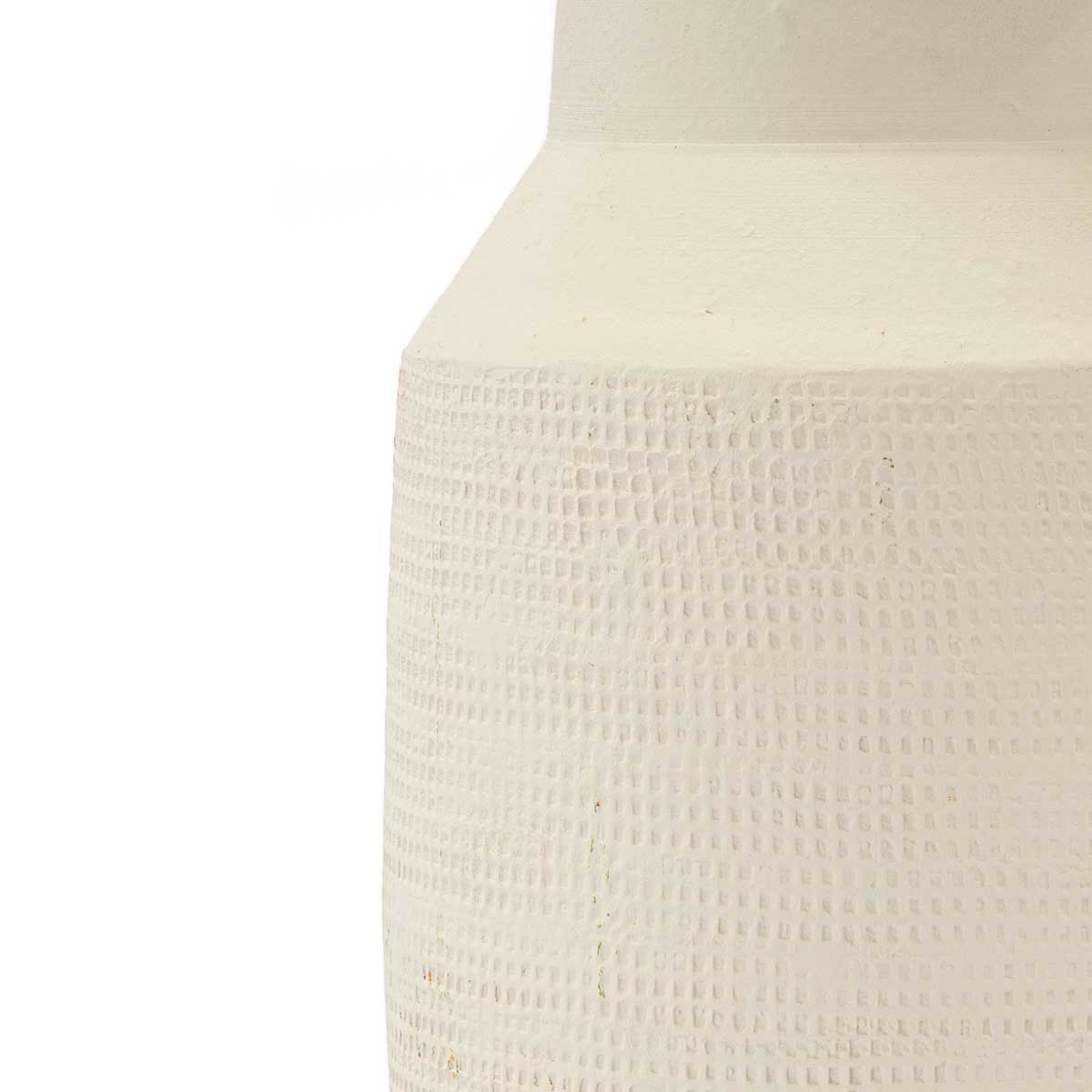 Jarrón De Cerámica Caravane Beige 20Cm