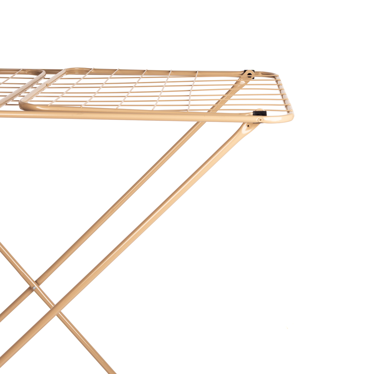 Tendedero de metal crema 18cm