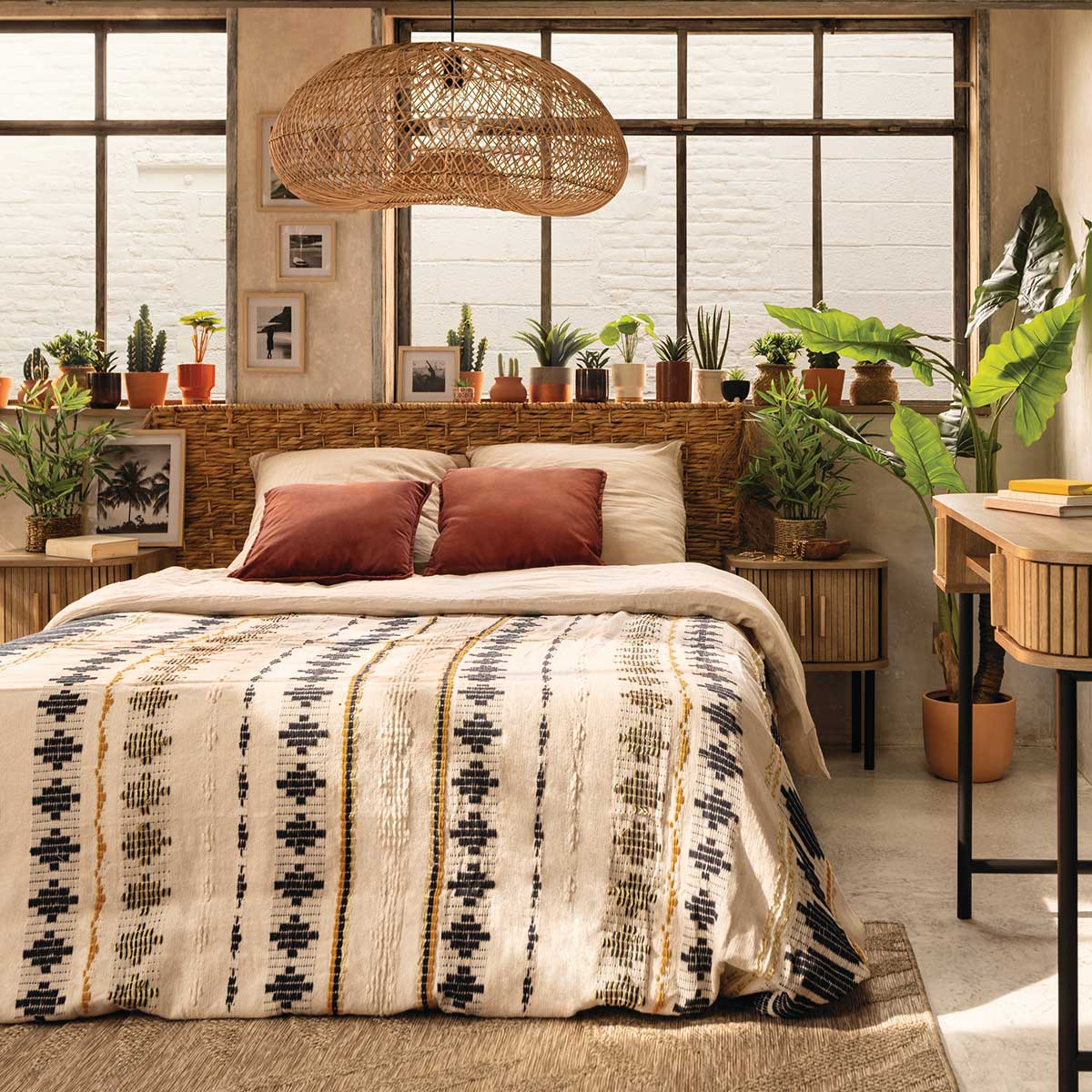 Cojín LILOU terracota 45x45cm