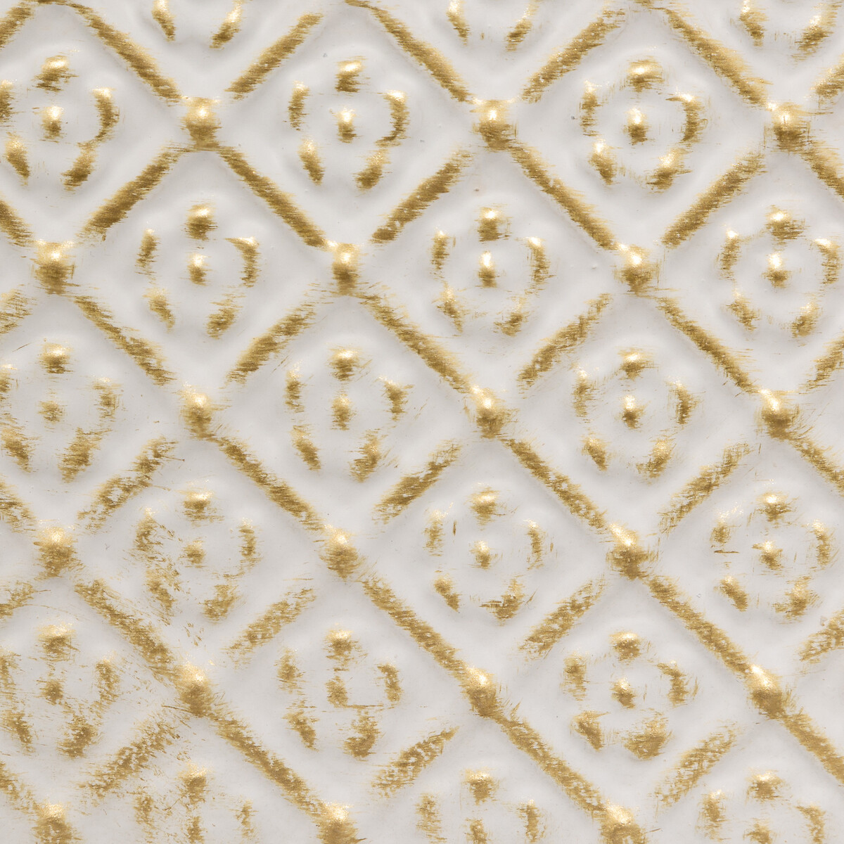 Florero TINO de metal blanco 34cm