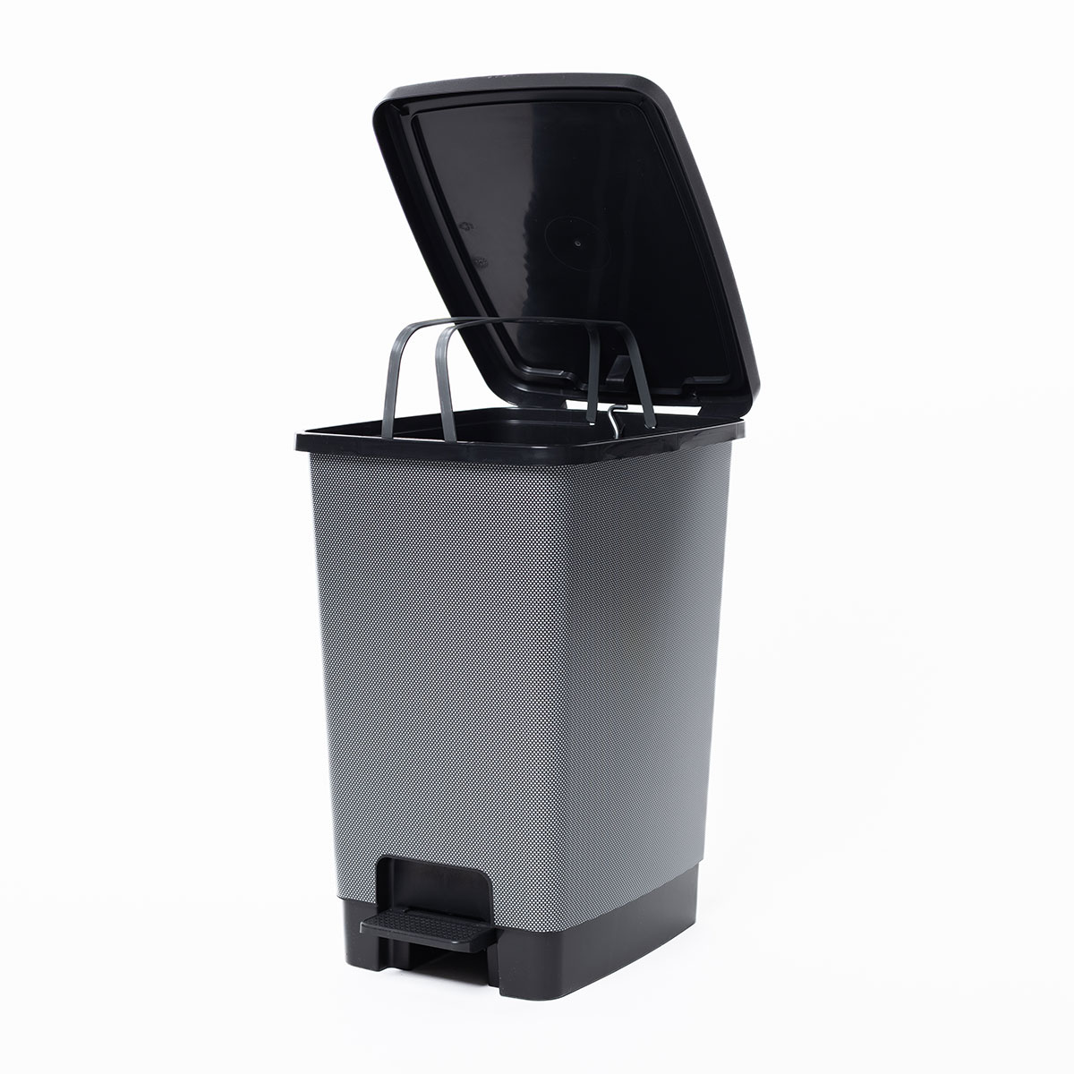 Cubo De Basura Carbono Cover Con Pedal 30L