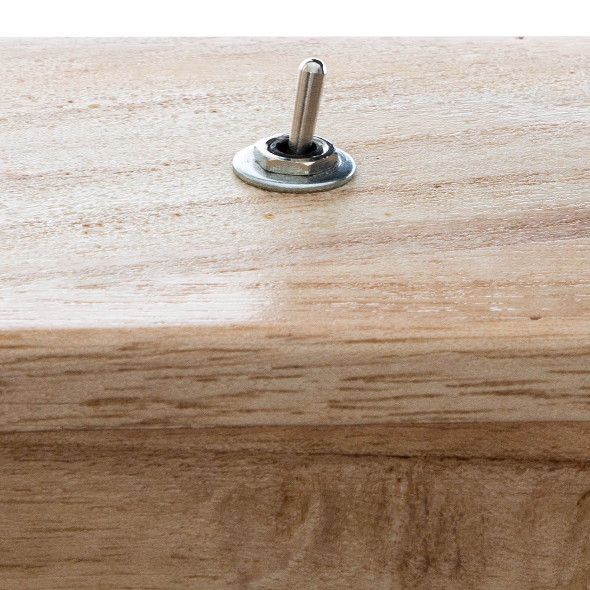 L&aacute;mpara De Mesa De Madera 20x8.3x8.8Cm