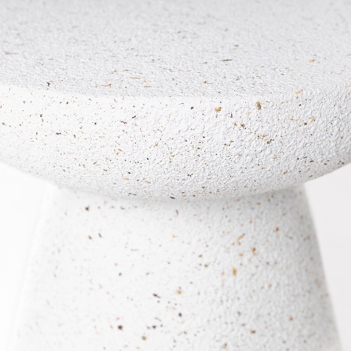 Mesa auxiliar blanca 40cm