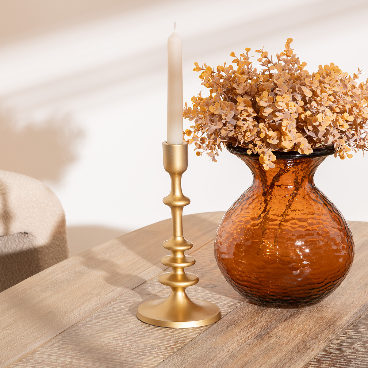 Candelabro Feel Dorado 25.5cm