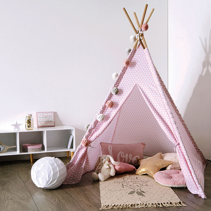 Tenda Tipi Rosa 160x120cm