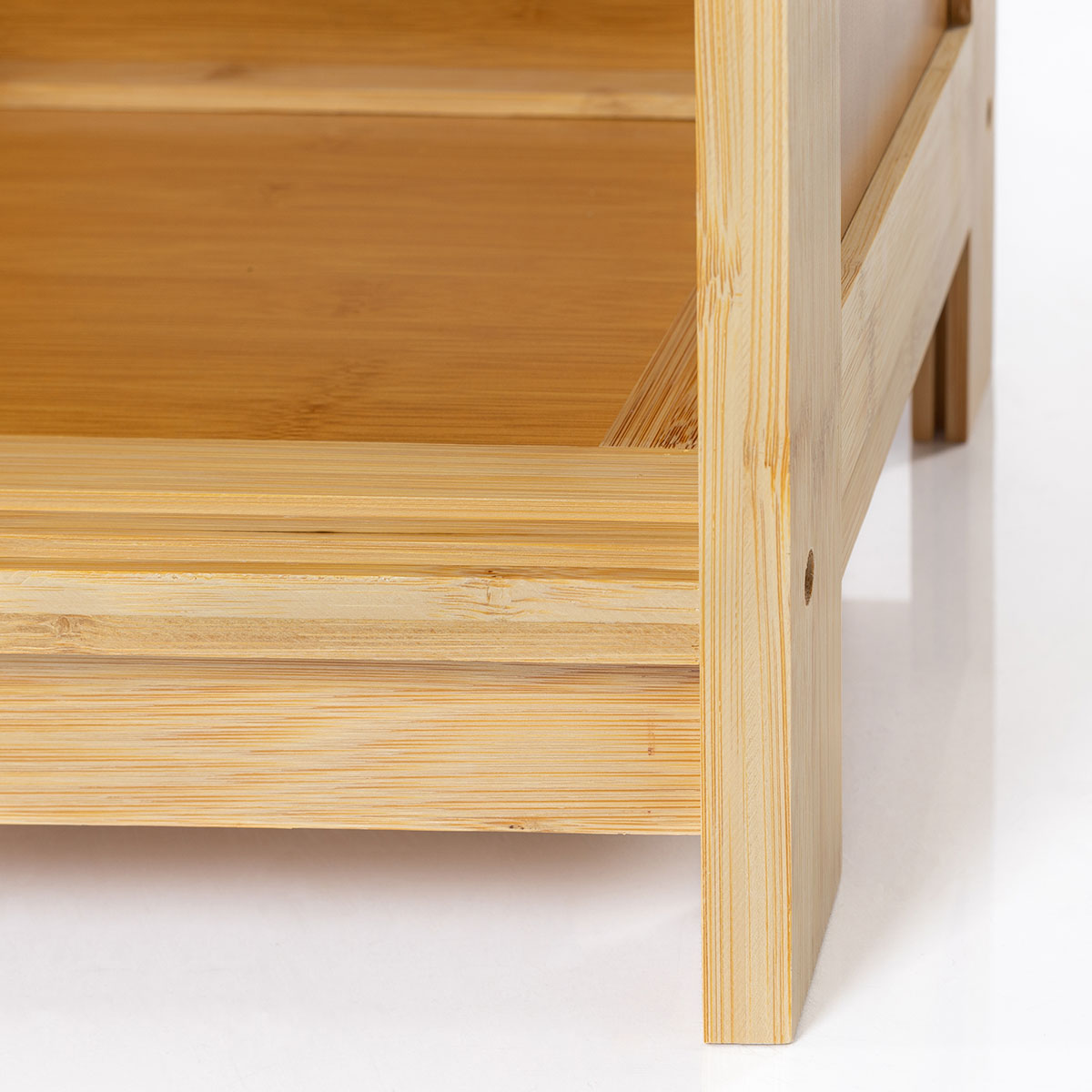 Sapateira Veneza Natural Com Porta De Correr 100cm