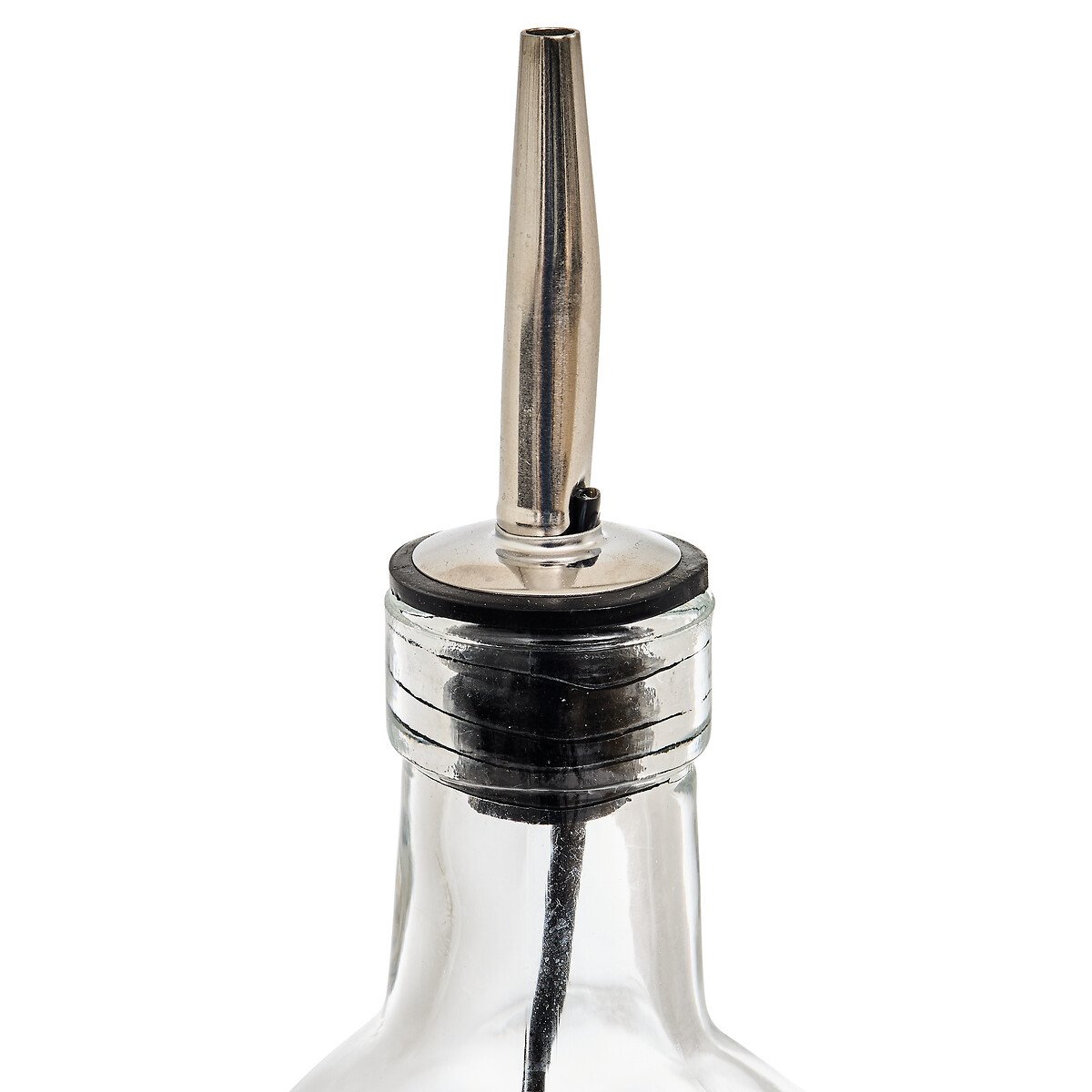 Set de 4 piezas vinagrera/aceitera de vidrio 