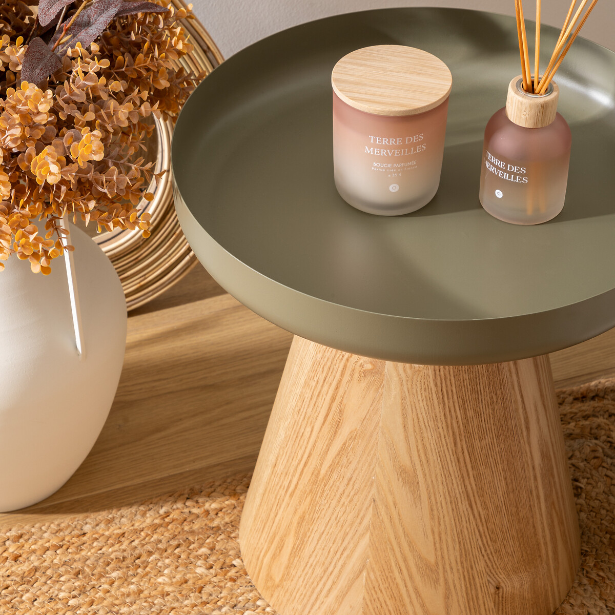 Mesa auxiliar HERCYNA verde