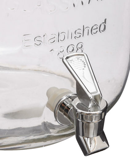 Dispensador De Vidrio C/Grifo 8L