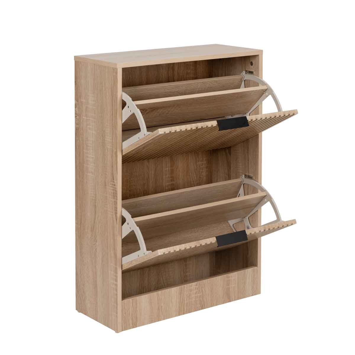 Zapatero Con Dos Cajones 80x24x60cm