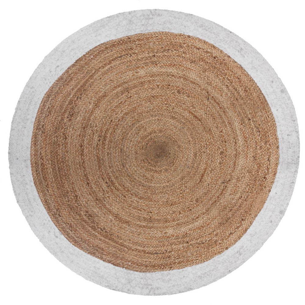 Tapete Mood Juta Branco D120cm
