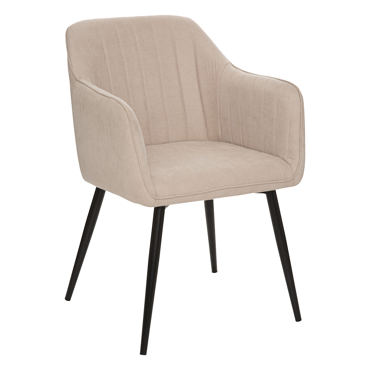 Sill&oacute;n De Tela Beige 57x61.5x83Cm