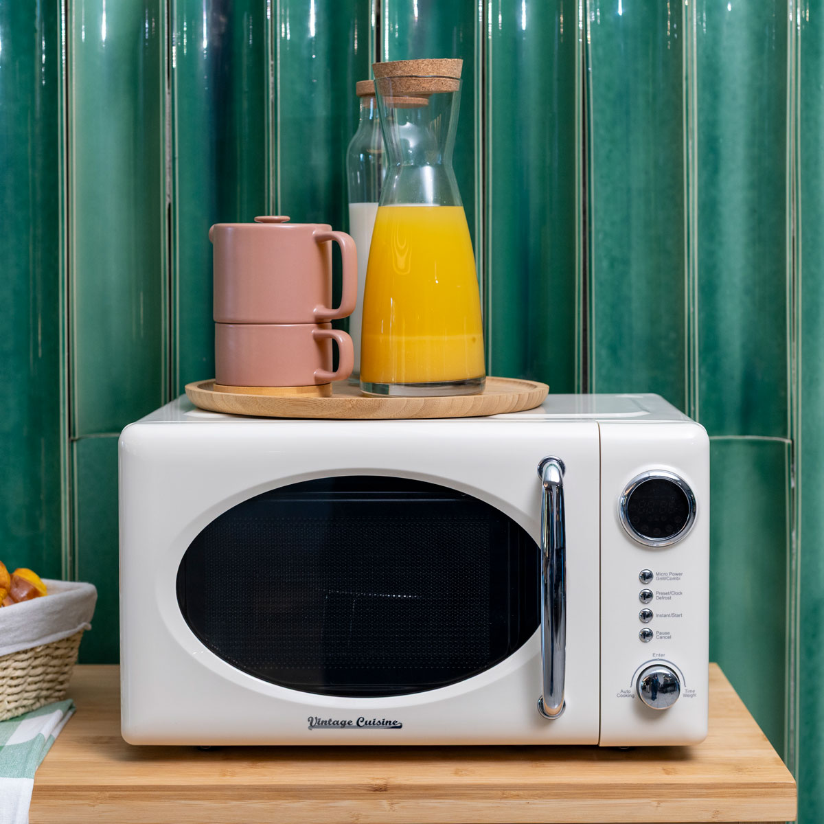 Microondas Vintage Cuisine Creme 700W