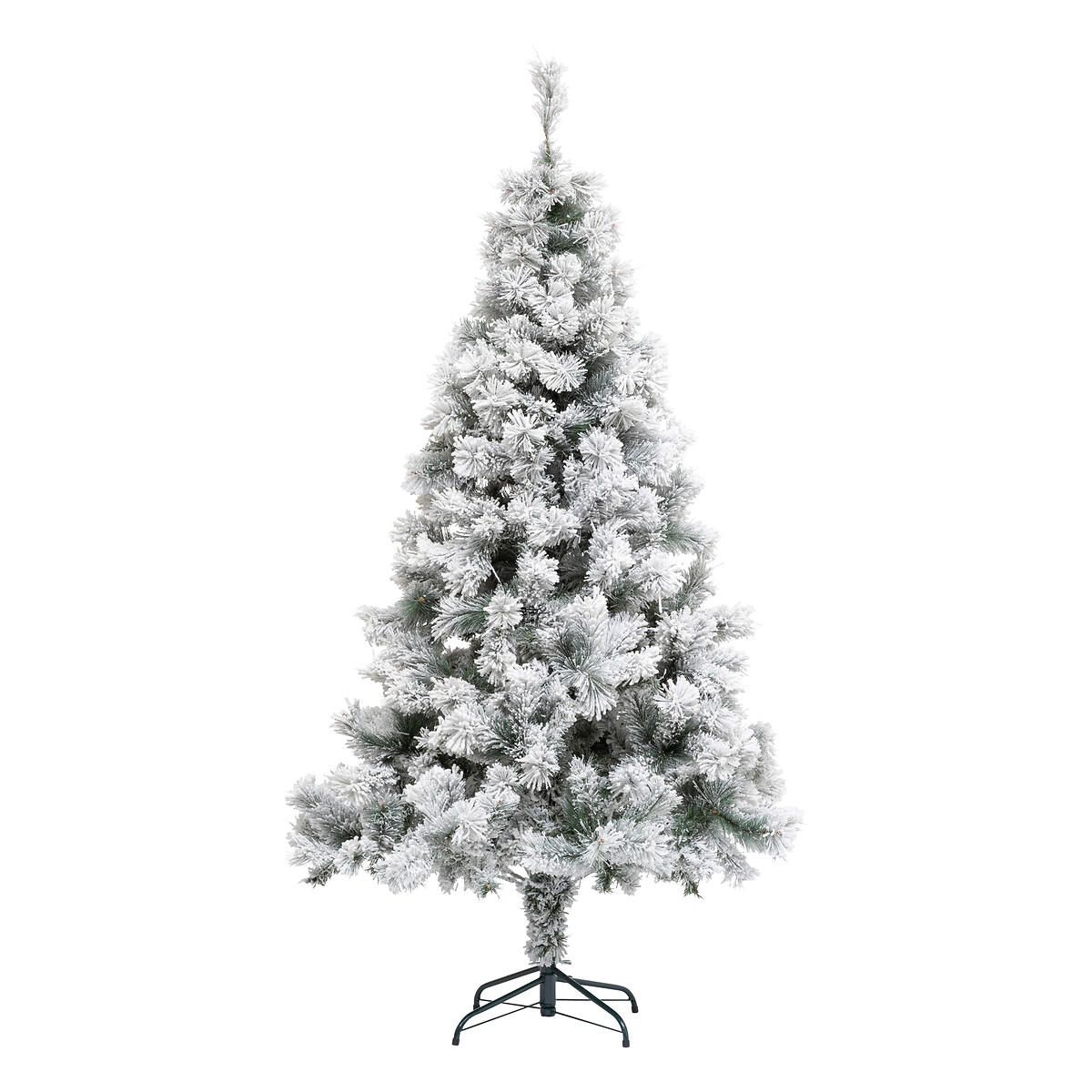 &Aacute;rbol de navidad WINDY PEAK verde con efecto nieve