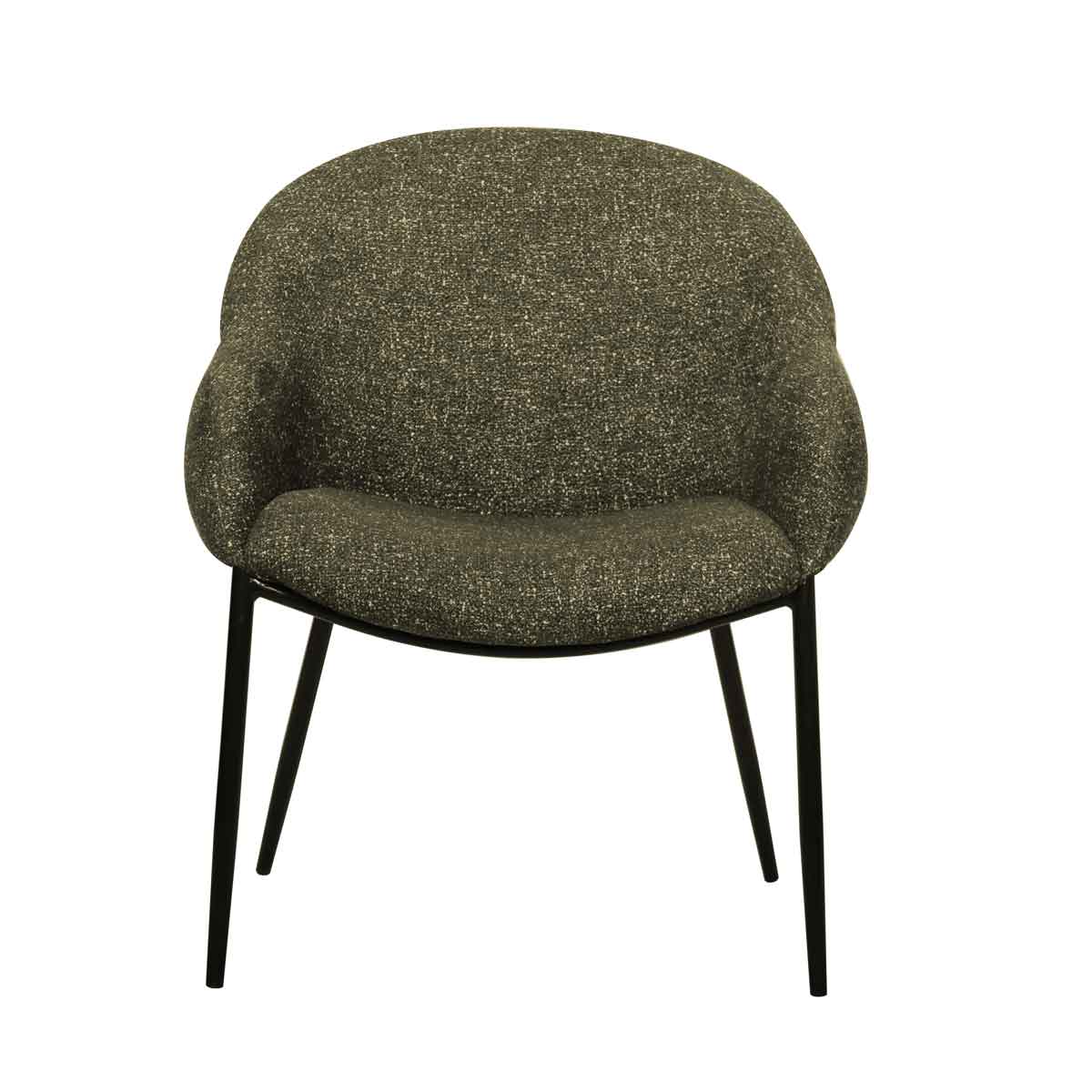 Sillón PRIENE de tejido verde