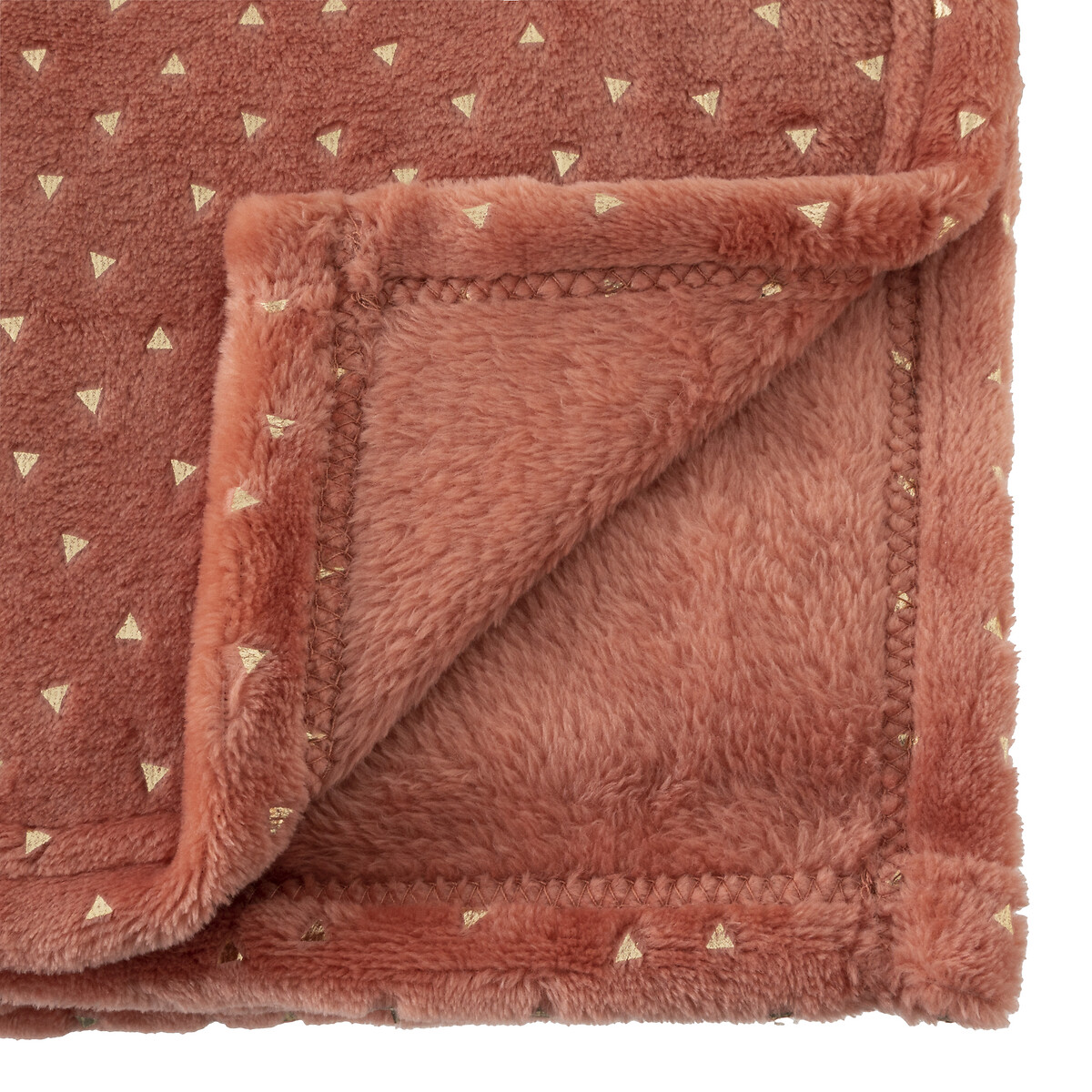 Manta Berlingot Terracota 75x100Cm