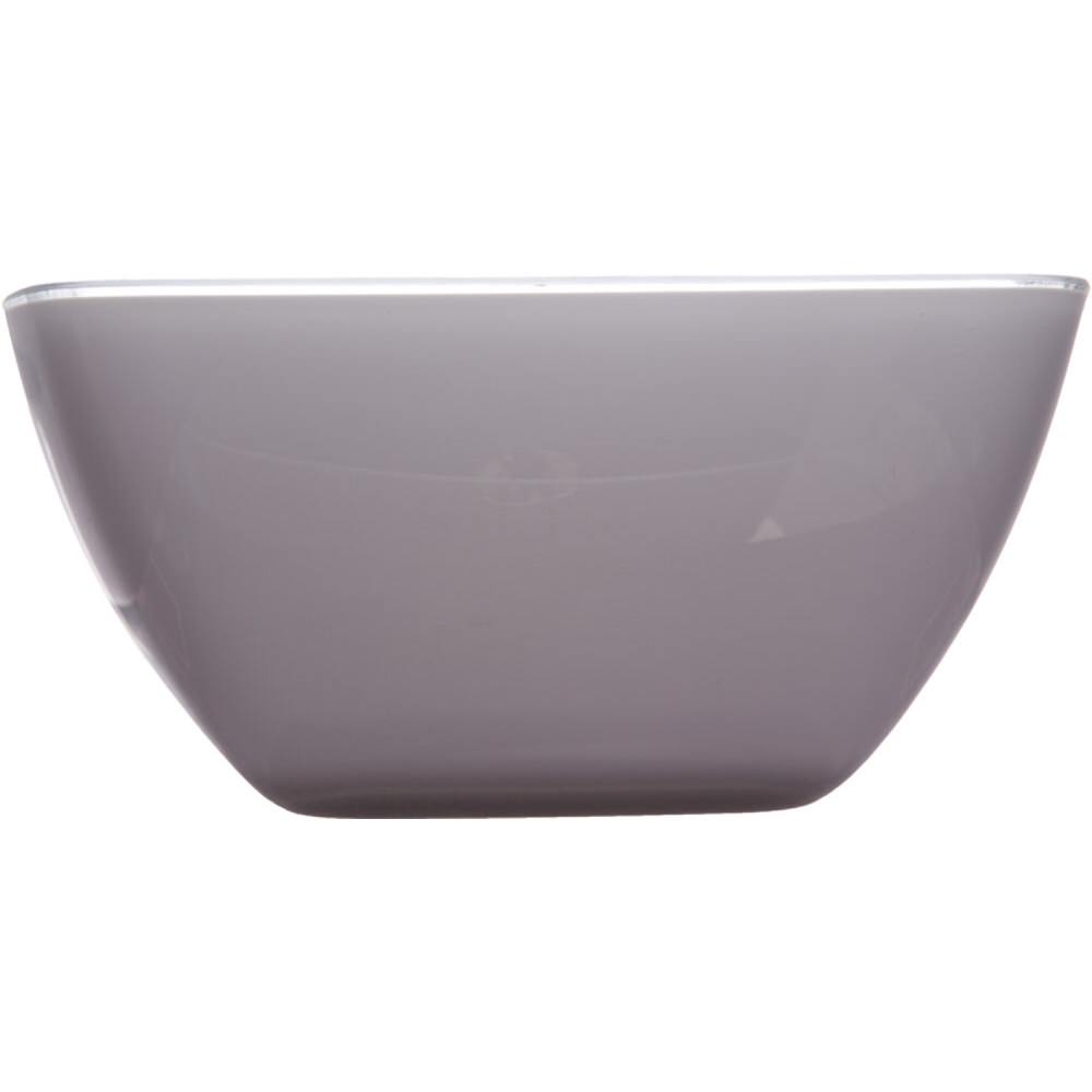 Cuenco Cuadrado Gris 19Cm