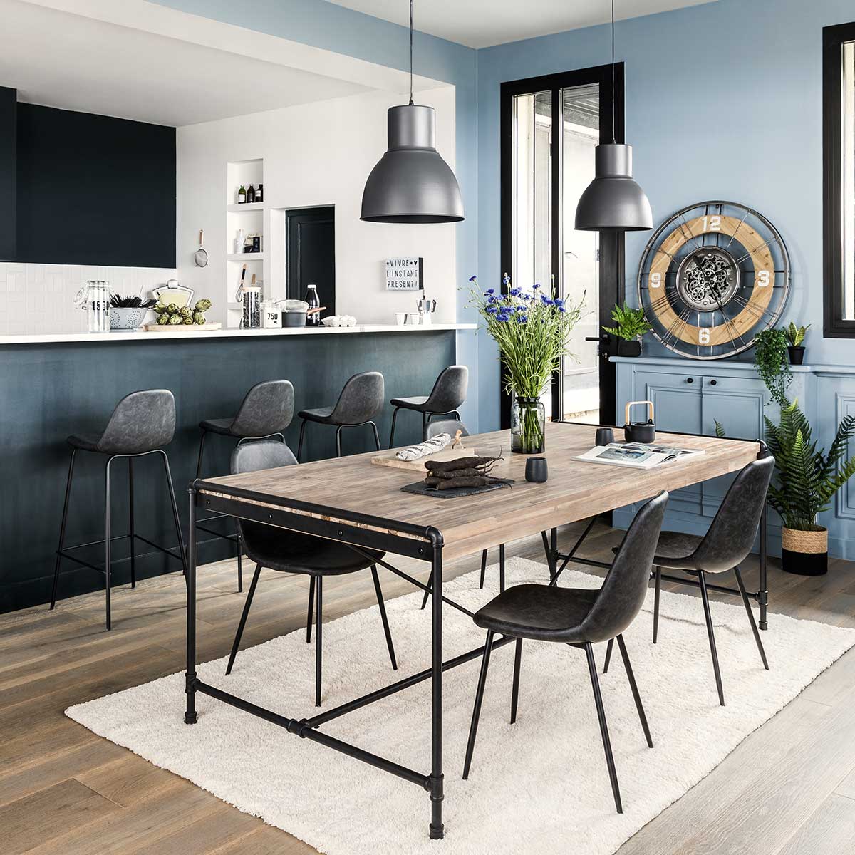 Taburete De Bar Vladi Gris 95Cm