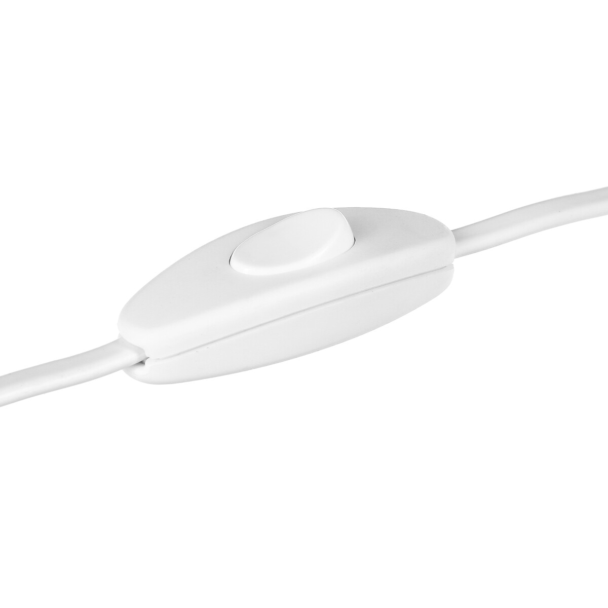 L&aacute;mpara De Mesa Bahi Blanca Bamb&uacute; 55Cm