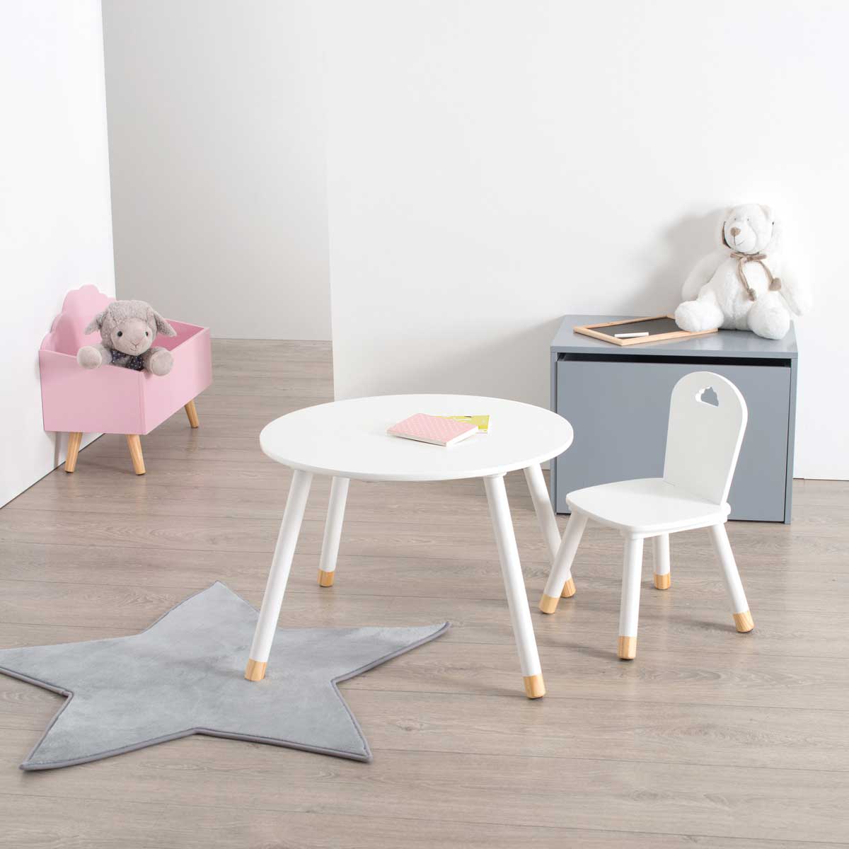 Mesa Douceur Blanca Mdf 60Cm