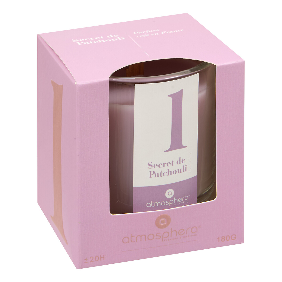 Vela perfumada en vaso de vidrio NUMIA 180g