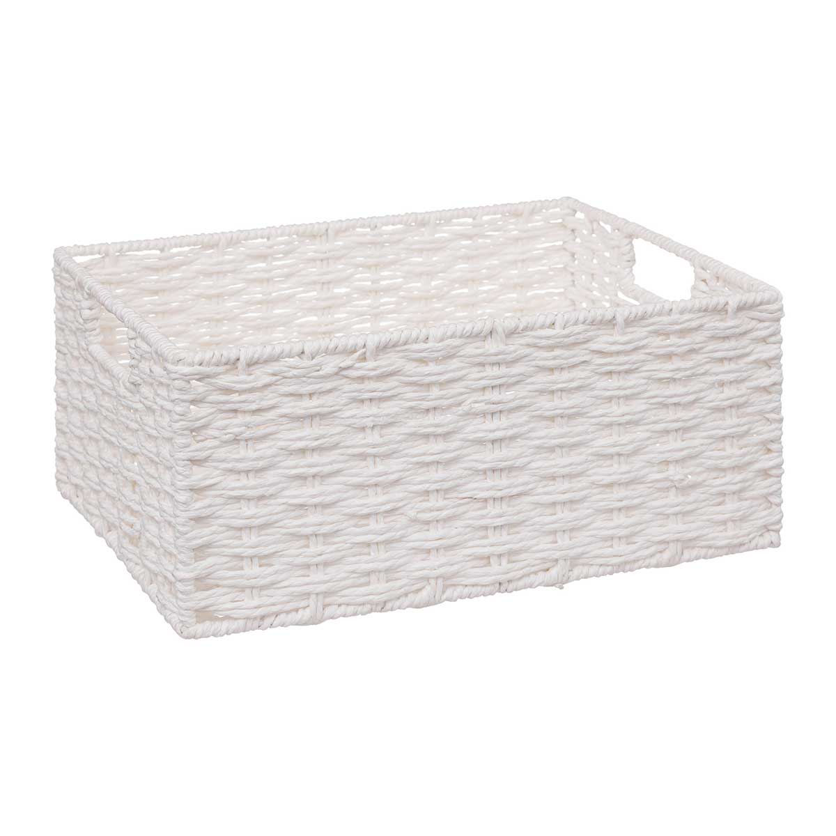 Cesto De Arruma&ccedil;&atilde;o Costa Branco 24x32cm